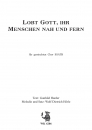 Lobt Gott, ihr Menschen nah und fern - für Chor SSATB a cappella