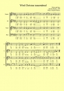 Weihnachtslied - Wird Christus tausendmal - für Chor SATB a cappella