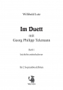 Im Duett mit Georg Philipp Telemann Heft 1 - für 2 Sopranblockflöten