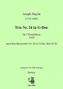 Haydn, Joseph - Trio Nr. 26 in G-Dur  für 3 Blockflöten (AAB)